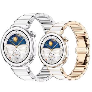 Correas de reloj de cerámica universales de 18mm para <span class=keywords><strong>Huawei</strong></span> <span class=keywords><strong>Watch</strong></span> GT5Pro <span class=keywords><strong>42mm</strong></span> correas de repuesto con hebilla de mariposa para <span class=keywords><strong>Huawei</strong></span> <span class=keywords><strong>Watch</strong></span> <span class=keywords><strong>GT</strong></span> 5 4 41MM - Product Image 1