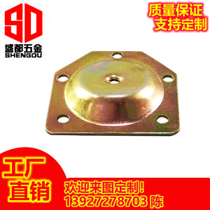 แผ่นเหล็กหกเหลี่ยมเชื่อมต่อขาไม้ Shengdu Hardware ขนาด M8 46 มม. สำหรับเฟอร์นิเจอร์สำนักงาน - Product Image 5