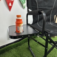 Chaise de camping pliable en métal directeur chaise légère ensembles et se plie en quelques secondes très facile à utiliser et à stocker chaise de directeur