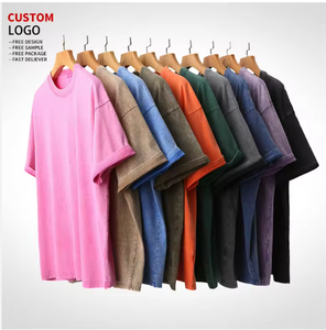 T-shirt décontracté personnalisé en coton lavé pour homme, 100 % coton, à personnaliser - Product Image 6