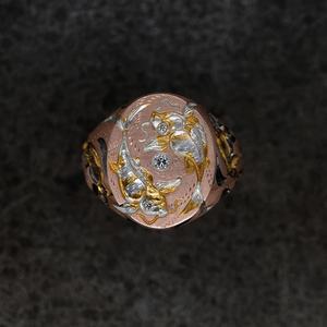 Bague Chevalière Personnalisée avec Gravure, Bijou Cadeau pour Hommes et Femmes, Fournisseur de Bagues Artisanales, Vente en Gros Usine - Product Image 1