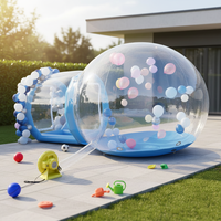 Dôme à bulles gonflable transparent en PVC pour trampoline, tente de décoration de mariage, impression numérique pour usage extérieur
