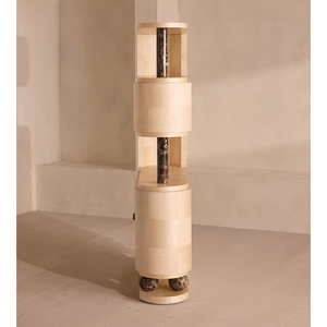 Sáng tạo bằng đá cẩm thạch cột thiết kế bằng gỗ tủ hiện đại đơn giản phòng khách kệ - Product Image 3