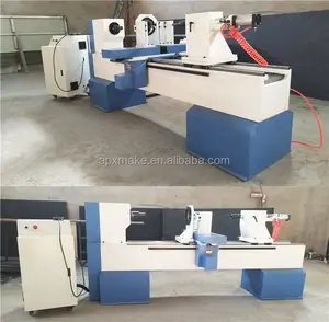 CNC Wood Lathe Machine Turning For Wood Processing Conical Arc Spherical Complex Shaped Revolving Body