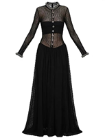 Nouvelle Collection 2026 – Robe de Soirée Tricotée pour Femme, Manches Longues, Coupe Évasée, Maxi, Boutons Strass Luxe, Élégante et Tendance