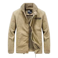 Vente en gros de vestes personnalisées pour hommes Manteaux décontractés en laine d'agneau Grande taille Vestes pour hommes Nouveau design Vêtements d'extérieur chauds pour l'hiver Veste pour hommes pour l'hiver