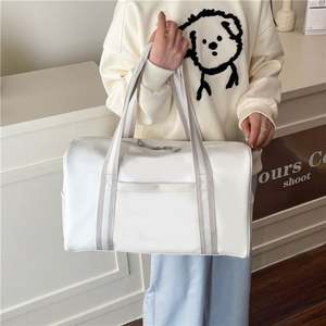 Bolsa de Gimnasio Personalizada de Gran Capacidad para Chicas, Bolsa de Deporte de Moda en PU Impermeable para Natación, Fitness, Viajes, Bolsa de Mano Portátil - Product Image 4