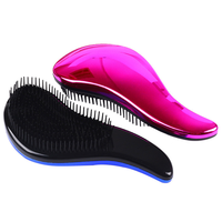 Vente en gros Logo personnalisé Extension de cheveux ABS antistatique Air lisse démêlant brosse à cheveux démêlant brosse à cheveux