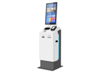 Quiosco Multifunción de Autoservicio OEM con Pantalla Táctil, Terminal POS, Dispensador de Tarjetas e Impresora de Recibos