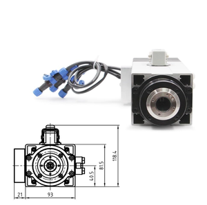 <span class=keywords><strong>Moteur</strong></span> de <span class=keywords><strong>broche</strong></span> ATC 2,2 kW 220 V 300 Hz 18 000 tr/min refroidi par air - Product Image 3