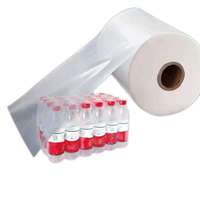 Film thermorétractable transparent en rouleau, emballage personnalisable, film rétractable en PE pour l'eau minérale, les jus de fruits