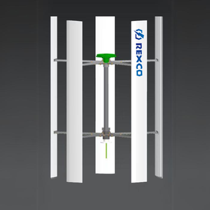 Système de production d'énergie éolienne à éoliennes verticales de 2 kW RC-2kH-A - Product Image 3