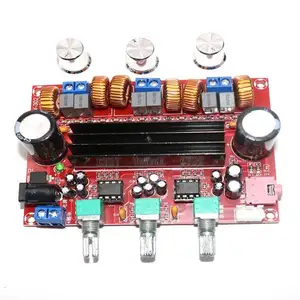 100W 12V-24V wide voltage Audio Subwoofer Digital Channel Circuit 2.1 Amplifier Board Tpa3116d2 Sound 100 Watt Tpa 3116 Xh-M139