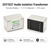 Transformateur d'isolation audio Permalloy ZXY1527, configuration 1 Plus 1 vers 1 Plus 1, transmission de signal 8 broches
