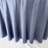 Couverture de table ronde en satin de soie pour décoration de table en tissu lisse pour mariage
