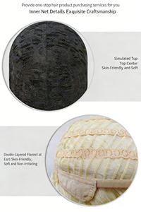 Perruques Lace Front Haute Température avec Raie Latérale, <span class=keywords><strong>Cheveux</strong></span> Longs Bouclés, <span class=keywords><strong>Frange</strong></span> Inclinée, Ligne de <span class=keywords><strong>Cheveux</strong></span> Naturelle, Sans Colle, Résistantes à la Chaleur - Product Image 6