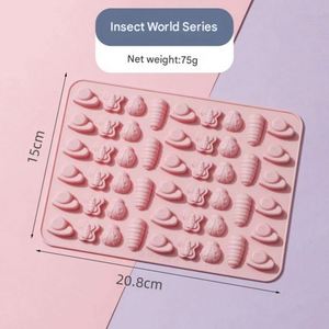 Cartoon <b>Bear</b> <b>Flower</b> Fruit Shape Diy Baking Molds Food-Grade Silicone Christmas Chocolate Moulds for Homemade Cake Tools - Product Image 5
