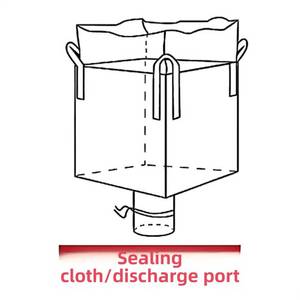 ถุงจัมโบ้รีไซเคิลได้ ผลิตจากโพลีโพรพิลีน FIBC แบบทอ ป้องกันการรั่วซึม สำหรับงานก่อสร้าง จัดเก็บฟืน และโลจิสติกส์ - Product Image 3