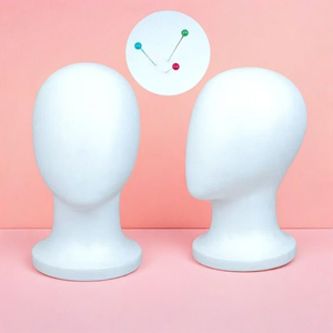 Un nouveau design <span class=keywords><strong>tête</strong></span> de <span class=keywords><strong>mannequin</strong></span> en <span class=keywords><strong>styromousse</strong></span> avec support pour perruque pratique coiffure cheveux beauté maquillage bricolage moules à colorier - Product Image 4