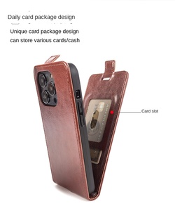 Funda de Teléfono de Lujo, Cartera de Cuero PU con Tarjetero, Funda de Cuero para <span class=keywords><strong>iPhone</strong></span> 11 12 13 14 15 Pro Max 8 7 X XS Max - Product Image 3