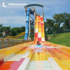 Chất lượng tốt công viên nước sợi thủy tinh nước Mat Racer trượt cho người lớn vui chơi giải trí hồ bơi trượt - Product Image 2