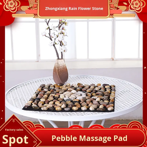 <span class=keywords><strong>Tapis</strong></span> de sol en pierre de galets pour la thérapie par l'<span class=keywords><strong>acupression</strong></span>, coussin de siège de voiture pour le salon - Product Image 3