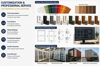 Ventana Doble Abatible de UPVC de Doble Color Coextruido AOSTTER con Exterior Negro e Interior Blanco para Diseño de Hogar Moderno