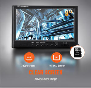 9 inch HD Màn hình màu cống kiểm tra nội soi camera 16GB Bộ nhớ video 23mm CMOS 100m Cáp 16GB video kiểm tra đường ống - Product Image 2