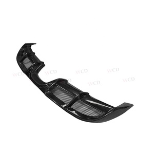 Découpes d'échappement de lèvre de pare-chocs arrière en fibre de carbone <span class=keywords><strong>GT</strong></span> 4Style <span class=keywords><strong>718</strong></span> pour Porsche Upgrade Diffuseur arrière pour Porsche <span class=keywords><strong>718</strong></span> Cayman Boxster Nouveau - Product Image 3