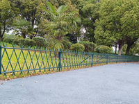 Valla de Acero Galvanizado para Jardín, Barandilla de Aislamiento Verde para Jardín, Barrera Protectora para Parques y Jardines de Flores