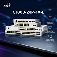 Commutateur PoE Gigabit 24 ports Catalyst 1000 avec prise en charge QoS et VLAN en stock C1000-24P-4X-L