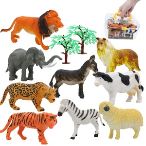 SY plastique forêt mignon animaux jouets Safari ensemble forêt réaliste ferme animaux Pvc ensemble cheval vache jouets modèle - Product Image 6