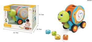 Vendita calda giocattoli per bambini che imparano Animal Cartoon Animal Little Turtle Music Hand Drumming Pull Line per bambini auto - Product Image 2