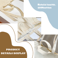 2024 nouvelle mode toile sac pour boutique publicité femmes collège étudiant classe unique épaule sac à main décontracté avec fermeture éclair