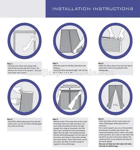 <span class=keywords><strong>Mosquitera</strong></span> Magnética para Puerta, Red Suave Antimosquitos - Product Image 5