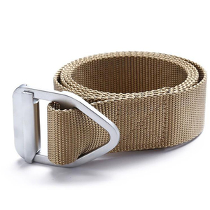 Cinturón Táctico Ajustable de Nailon SF51 713 Color Caqui, 7 cm de Ancho, Hebilla Plateada, Cinturón de Seguridad para Entrenamiento Físico y Resistencia - Product Image 5