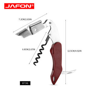 <span class=keywords><strong>Tire</strong></span>-<span class=keywords><strong>bouchon</strong></span> de Sommelier Jafon Premium Noir avec <span class=keywords><strong>Levier</strong></span> en Plastique, Ouvre-Bouteille 3-en-1 en Acier Inoxydable, Vente en Gros Usine OEM ODM - Product Image 4