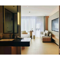 Solution de mobilier pour hôtel 5 étoiles, mobilier de chambre d'hôtel moderne, ensemble de mobilier de chambre d'hôtel
