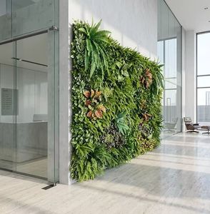 Panneau mural en herbe artificielle verte KH, design sur mesure, pour décoration intérieure et extérieure - Product Image 3