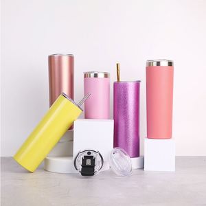 Wholesale 20oz Stainless Steel Insulated Blank Sublimation Skinny Wine Tumbler Cups in Bulk With Custom Logo - Product Image 1