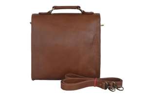 Nouveau sac à main pour filles, sac à bandoulière en cuir de buffle rouge, sac fourre-tout moyen de luxe, nouvelle mode, look féminin - Product Image 4