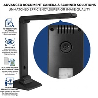 A3/A4 Größe USB2.0 8 13 16MP Hochgeschwindigkeits-Tragbarer Kunststoff-Autofokus Faltbarer LED Buch- & Dokumentenscanner Visueller Präsentator Lagerware
