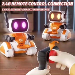 <span class=keywords><strong>Robot</strong></span> jouet télécommandé 2,4 G avec lumière de poursuite, <span class=keywords><strong>robot</strong></span> intelligent interactif à détection de lumière infrarouge, suivi et livraison avec effets sonores - Product Image 3
