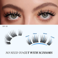 Faux cils naturels pré-cartographiés, 5 paires de 10 paires de cils qui ont l'air d'extension de cils Vente en gros