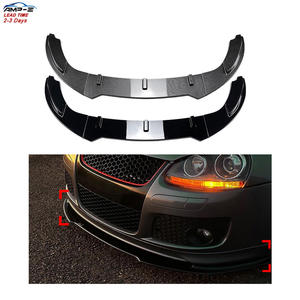 Frontspoilerlippe für die Frontstoßstange aus schwarzer Carbonfaser für <span class=keywords><strong>VW</strong></span> Golf <span class=keywords><strong>MK5</strong></span> GTI Jetta <span class=keywords><strong>MK5</strong></span> GLI 2003-2008, Autozubehör - Product Image 1