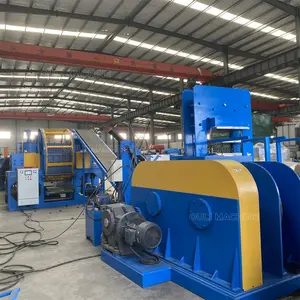 Chất thải lốp tái chế dây chuyền sản xuất máy, cao su lốp Shredder lốp máy mài, cao su máy móc chế biến