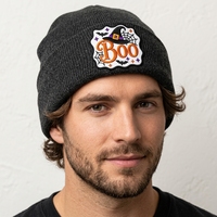 Meilleures ventes : Patchs brodés thermocollants en tissu, motif chauve-souris Boo, design personnalisé Halloween, pour chapeaux, prix de gros