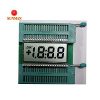 Panel layar LCD ammeter dan voltmeter digital tn glass positif