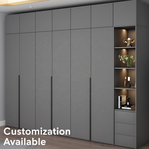 Armario de Almacenamiento para Dormitorio, Armario Personalizado, Muebles de Habitación, Guardarropa de Matrimonio para Venta al por Mayor - Product Image 3