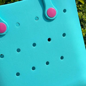 Borsa da Spiaggia in EVA Super Leggera Impermeabile Mini Borsa da Spiaggia per Donne DIY con Fori Portaoggetti per Bambini Carina 2026 - Product Image 4